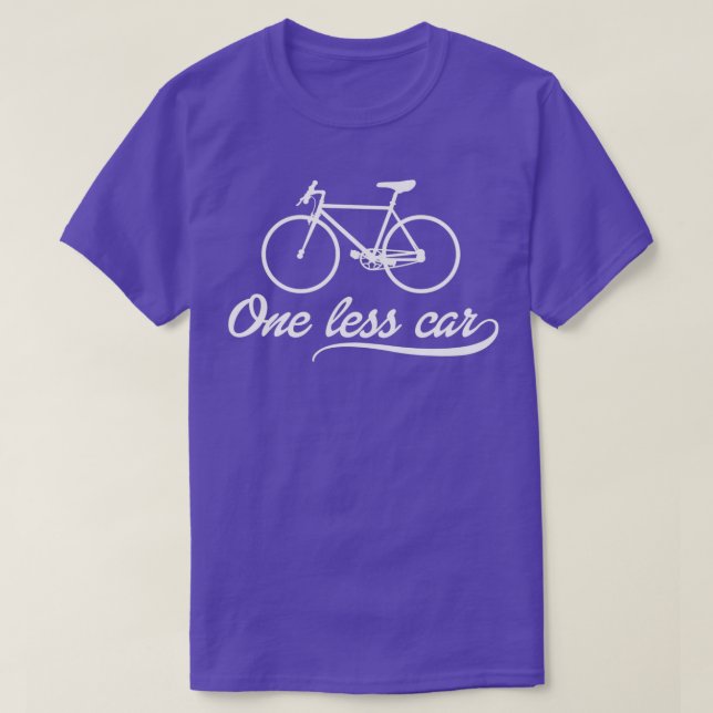 T-shirt Une voiture de moins (Design devant)