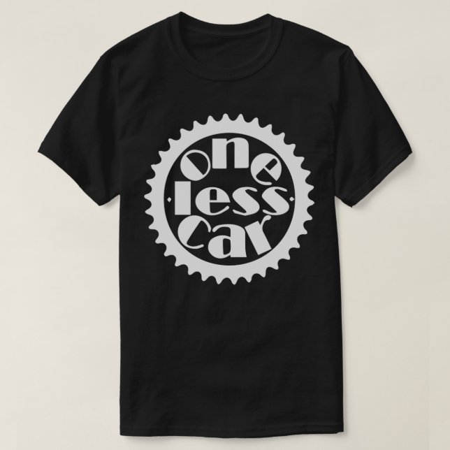 T-shirt Une voiture de moins (2) (Design devant)