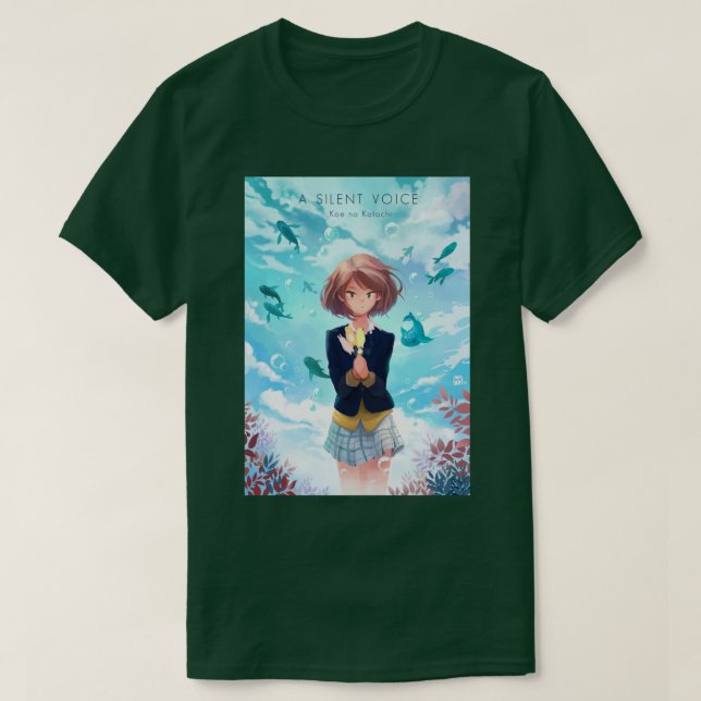 T-shirt Une voix silencieuse shouya ishida shouko nishimiy (Design devant)