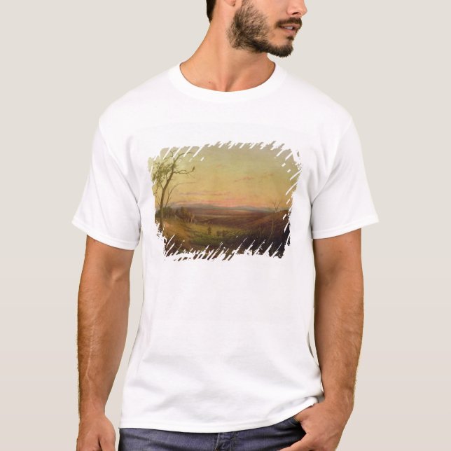 T-shirt Une vue d'Adelaïde au coucher du soleil (Devant)