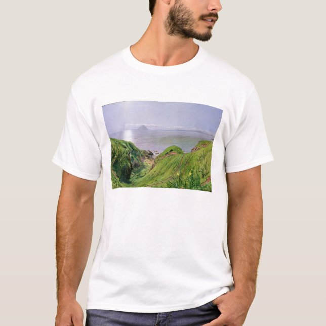 T-shirt Une vue d'Ailsa Craig et l'île d'Arran, 1860 (Devant)