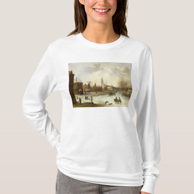 T-shirt Une vue de Breda (Devant)