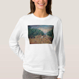 T-shirt Une vue de l'endroit d'arrosage du "effort"