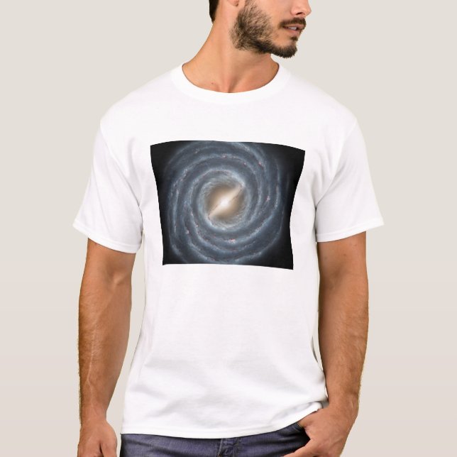 T-shirt Une vue de notre propre Galaxie Lactée (Devant)