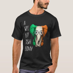 T-shirt Une Webe Un Peu Irlandaise Aujourd'hui Elephant Fu