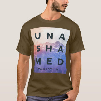 T-shirt Unhonamed, Romans 116, Visite sans honte