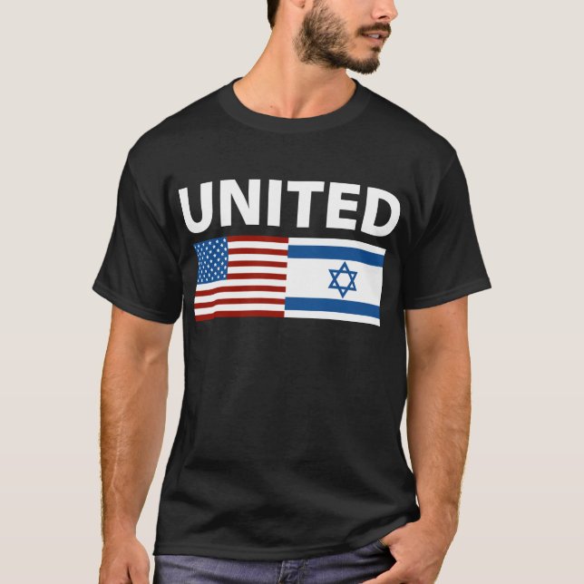 T-shirt Uni à l'Israël (Devant)