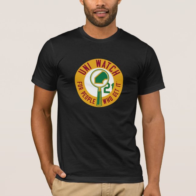 T-shirt Uni montre : Loupe d'or (Devant)