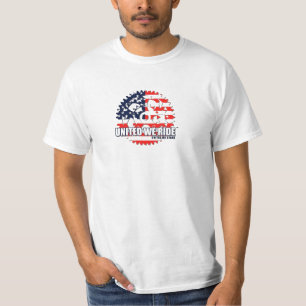 T-shirt UNI NOUS chemise de pignon de drapeau américain d