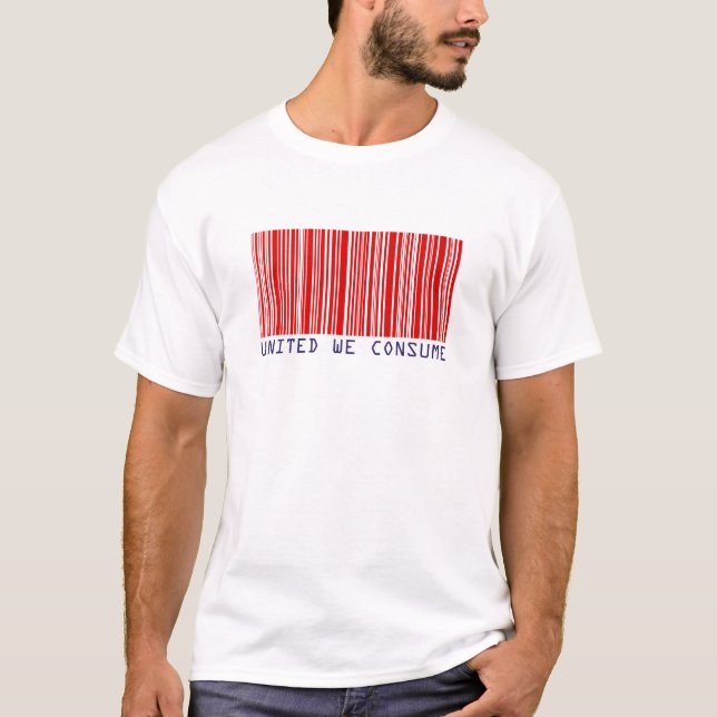 T-shirt Uni nous consommons la chemise de Commodatee de (Devant)