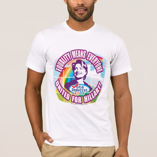 T-shirt Uni pour Hillary ! Chemise (Devant)