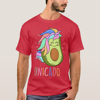 T-shirt Unicado Avocado Unicorn Girl Women