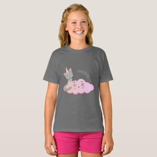 T-shirt unicat nuage meow