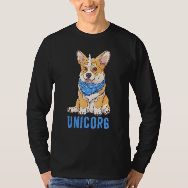 T-shirt Unicorgi dog   Breed corgi   nice (Devant)