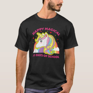 T-shirt Unicorn 100 Jours D'Idées Scolaires Costume De Ten