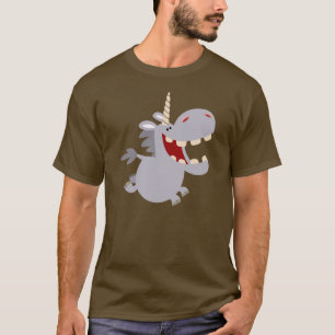 T-shirt Unicorn à la caricature de Toothy mignonne