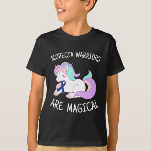 T-shirt Unicorn Alopecia Guerrier cadeau