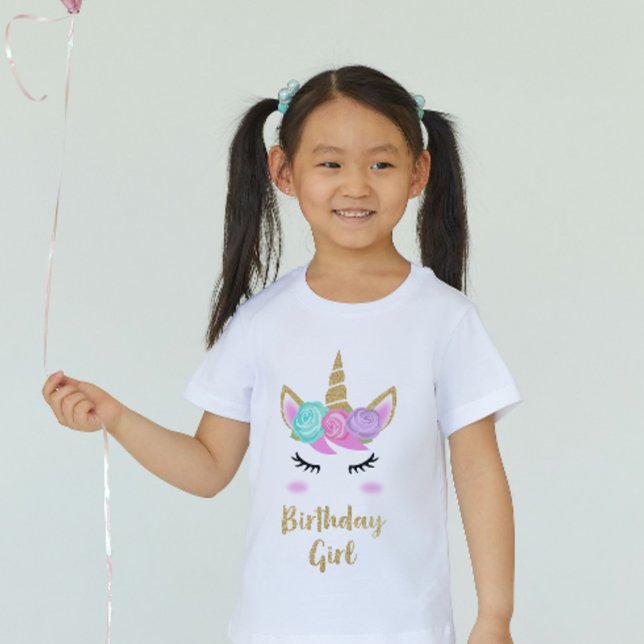 T-Shirt Unicorn Anniversaire Invité d'honneur (Unicorn Birthday Guest of Honor  T-Shirt)