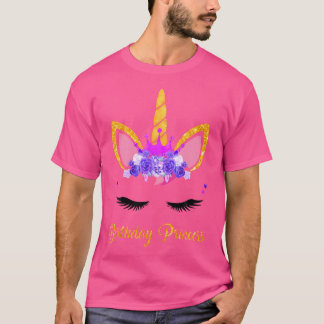 T-shirt Unicorn Anniversaire Princesse Chemise Unicorne Fi