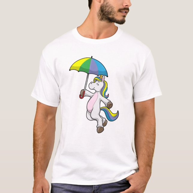 T-shirt Unicorn avec Umbrella (Devant)