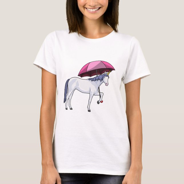 T-shirt Unicorn avec Umbrella (Devant)