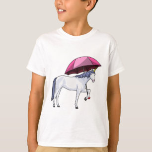 T-shirt Unicorn avec Umbrella