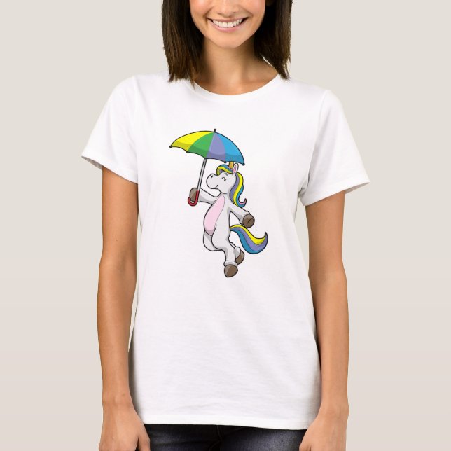 T-shirt Unicorn avec Umbrella (Devant)