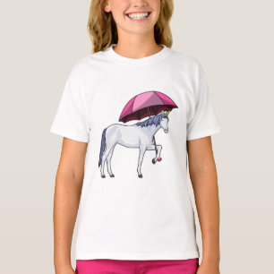 T-shirt Unicorn avec Umbrella