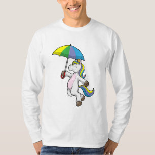 T-shirt Unicorn avec Umbrella