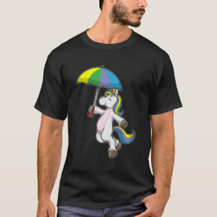 T-shirt Unicorn avec Umbrella