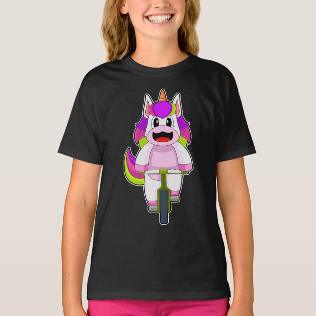 T-shirt Unicorn Bicycle (Devant)