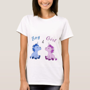 T-shirt Unicorn Boy and Girl Twins