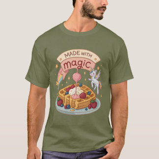 T-shirt Unicorn Breakfast Adventure : Cascades de sirop & 