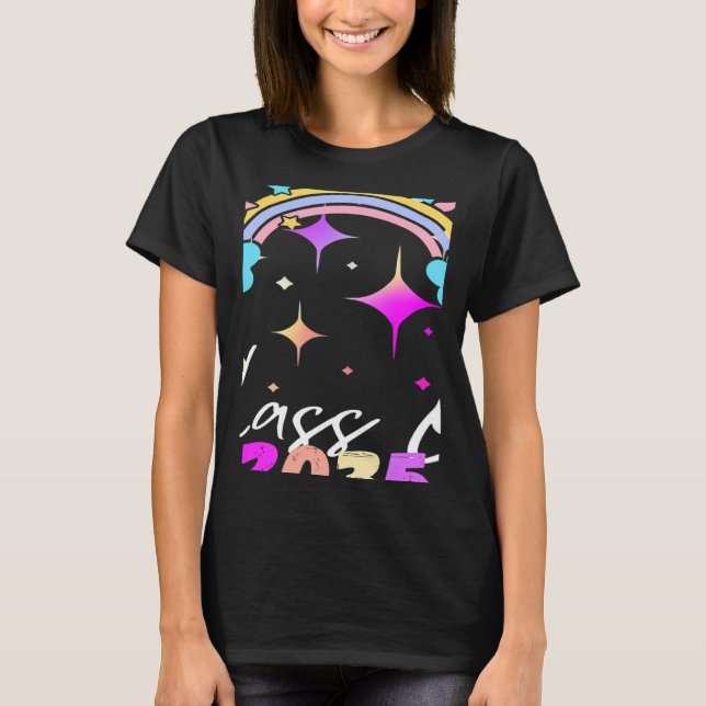 T-shirt Unicorn class of 2035 grow with me 1 (Devant)