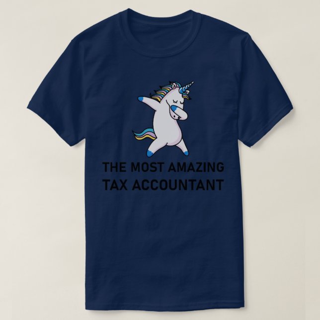 T-shirt Unicorn comptable fiscal le plus Extraordinaire (Design devant)