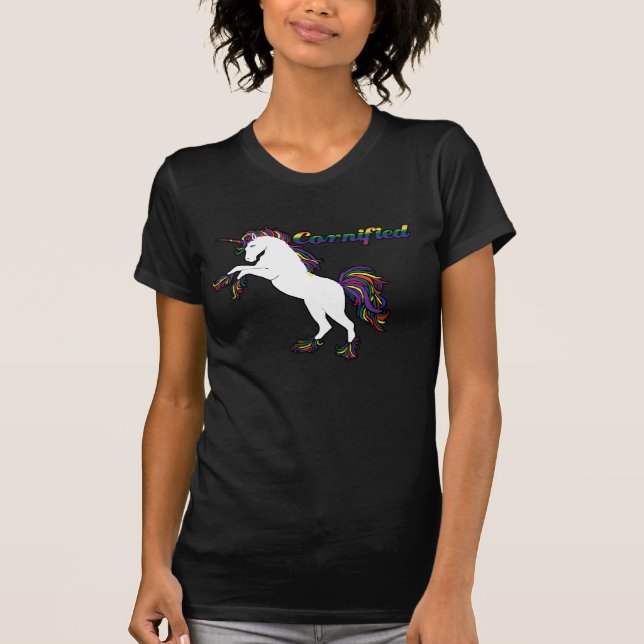 T-shirt Unicorn Cornifié et personnalisable (Devant)