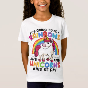 T-Shirt Unicorn Cute Whimsical Funny Rainbows Et Unicorns