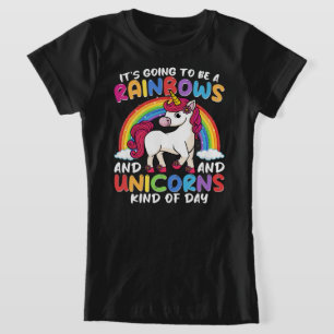 T-Shirt Unicorn Cute Whimsical Funny Rainbows Et Unicorns
