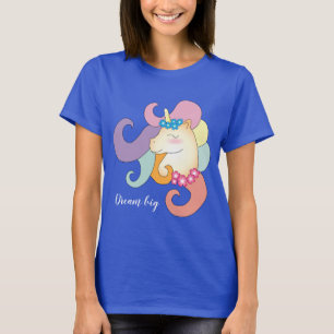 T-shirt Unicorn Dream Big élégant drôle