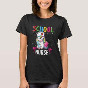 T-shirt Unicorn École Infirmière Nursicorn Unicorn Retour 