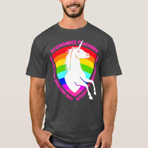 T-shirt Unicorn Économie Professeur Comptable Financier