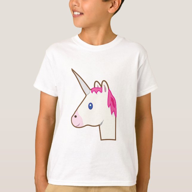 T-shirt Unicorn emoji (Devant)
