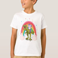 Unicorn équitation Dinosaur Boy