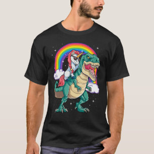 T-shirt Unicorn équitation Rex Dinosaur Garçons Filles Hom