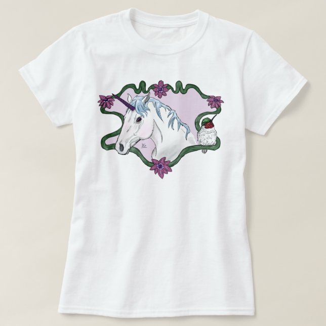 T-shirt Unicorn et Hummingbird (Design devant)