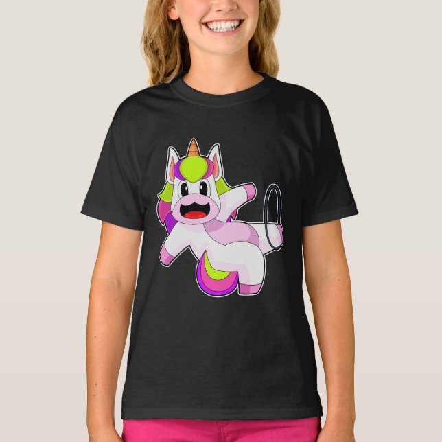 T-shirt Unicorn Fitness Gymnastique Sports (Devant)