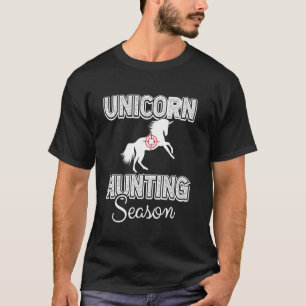 T-shirt Unicorn Funny Chasse saison Cheval Magique