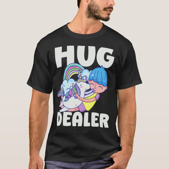T-shirt Unicorn Funny Dealer (Devant)