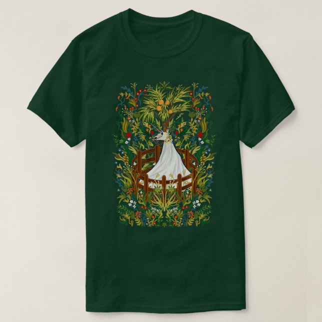 T-shirt Unicorn Hunt mari lwyd (Design devant)