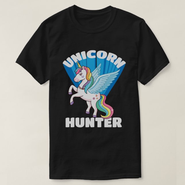T-shirt Unicorn Hunter Polyamory (Design devant)